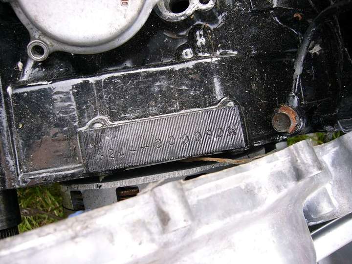 SR Motor mit Fake-Nummer